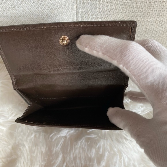 Gucci Brown Wallet W/ Heart and Horse-bit hardware - Picture 9 of 9